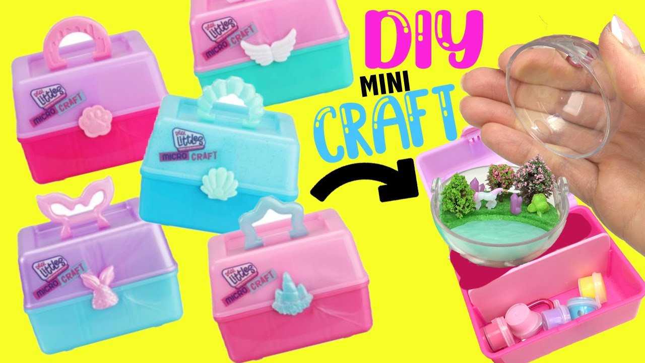 Real Littles Micro Craft Series Diy Kits Globe Terrarium Unicorn