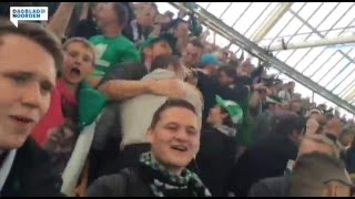 De Bekerfinale 2015: sfeer in het vak van FC Groningen