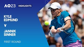 Kyle Edmund v Jannik Sinner Highlights | Australian Open 2023 First Round