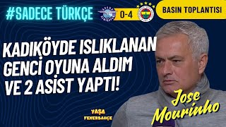 PUAN OLARAK KENDİMİZİ ÖNDE GÖRÜYORUM! | MOURINHO | ADS Maçı Basın Toplantısı