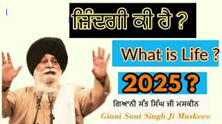 What is Life? ਜ਼ਿੰਦਗੀ ਕੀ ਹੈ ? | Full Katha vichar Gyani Sant Singh Maskeen