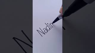 cara menulis nama yang cantik#handwriting #nameart