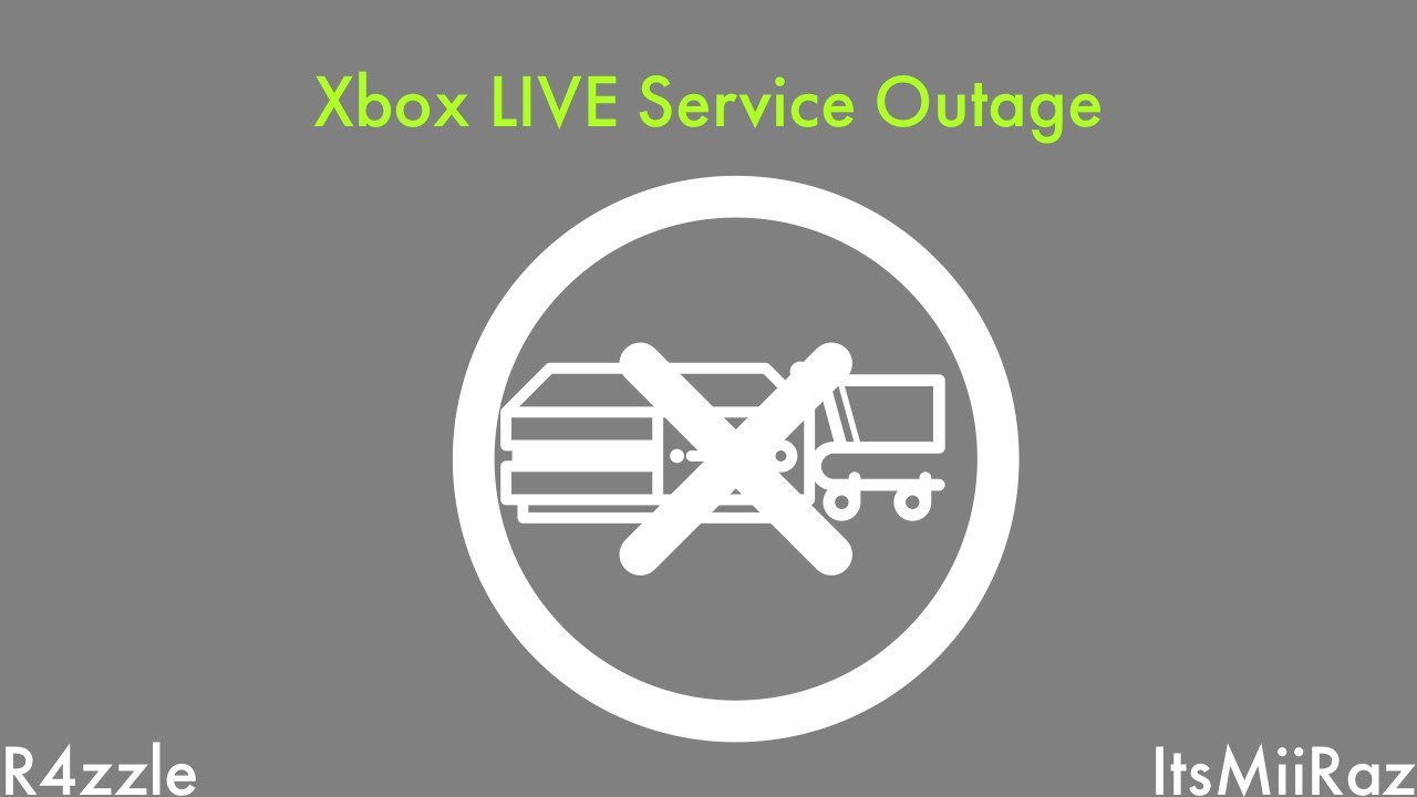 Xbox LIVE Services Are Down. - YouTube