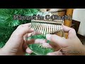 minuet in c bach kalimba cover with tabs