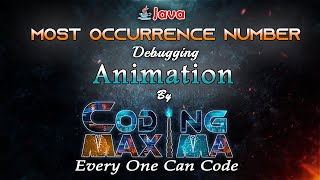 Most Occurrence Number in Hash Map | 1080P HD | Hash Map in java | core java | java | Coding Maxima