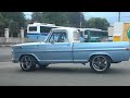 1970 ford f100 newly restored_first burn out