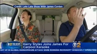 Harry Styles Joins James For Carpool Karaoke