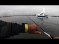 Fishing Durban Harbour - Catching Kingfish and getting CHASED By The POLICE !!! South Africa.