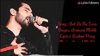 BOL DO NA ZARA Full Video Song | AZHAR | Emraan Hashmi, Nargis Fakhri | Armaan Malik, Amaal Mallik
