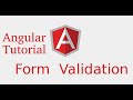 Angular 9 tutorial in Hindi #11 form validation