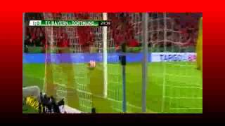 Lewandowski Amazing Goal ~ Bayern Munich vs Dortmund 2015 1 1 DFB Pokal