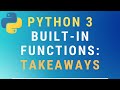 My Biggest Takeaway from the Python 3 Built-in Function Series... Optional Arguments!