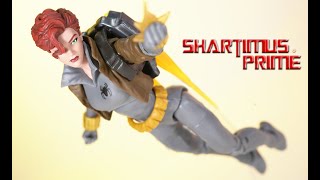 Marvel Legends Grey Black Widow Wal Mart Exclusive Avengers SHIELD Comic Hasbro Action Figure Review