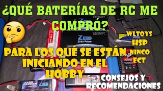 Qué Baterias🔋 compró para mi Coche RC/ Para los que se están iniciando en el Hobby👌 Link de compra⬇️