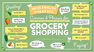 Useful English Phrases for Shopping \u0026 Cooking