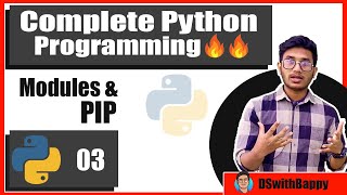 Modules & pip in Python | Tutorial 03 | Complete Python Programming (Bangla)