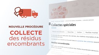 Collecte des résidus encombrants