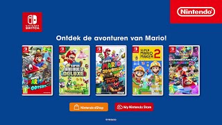 Ontdek de avonturen van Mario op de Nintendo Switch!