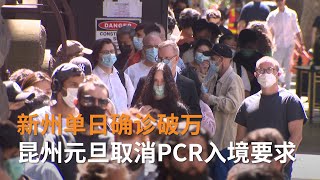 新州单日确诊破万 昆州元旦取消PCR入境要求 | SBS中文