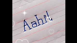 Aahil name status.. #shorts