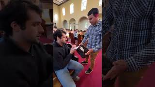 A Stranger's Kindness in Church Inspires Hope #shorts