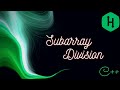 Subarray Division  HackerRank Solution
