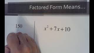 Honors Algebra: Target 8.4A Factor Trinomials with Lead Coefficient of 1