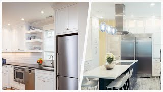 75 White Kitchen With Yellow Cabinets Design Ideas You'll Love 🟡