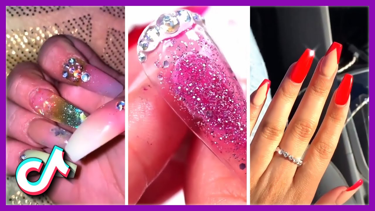 Beautiful Nail Transformation | Acrylic Nail Art Designs | TikTok ...