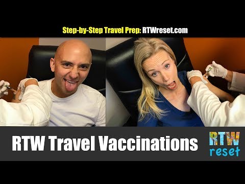 RTW Travel Vaccines - what shots to get? RTW Travel Vaccines - what shots to get?