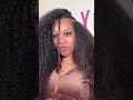 Flat Leave Out Sew-in Tutorial🤗Kinky Curly Human Hair Install | Protective Style Ft.#elfinhair