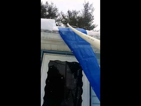 DIY roof rake DIY roof rake