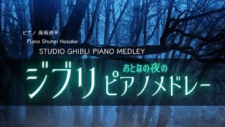 おとなのジブリピアノメドレー2時間【睡眠、作業用BGM】もののけ姫、天空の城ラピュタ、風の谷のナウシカ、魔女の宅急便、千と千尋の神隠し、風立ちぬ、ほか Ghibli Piano Medley