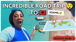 Insane Albanian Road Trip to Ksamil 🇦🇱 We Didn't Expect THIS (AVOID ❌) #ksamil #albania #vlog