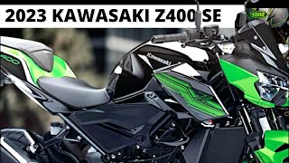 2023 Kawasaki Z400 SE - With Its Compact Chassis And Aggressive Styling.