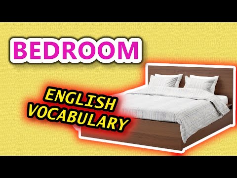 In The Bedroom English Vocabulary Youtube