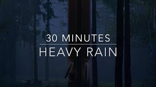 Rain Sounds ASMR - Heavy Rain on Window - 30 Minute Rain Sounds for Sleep, ADHD, Fall Asleep Fast