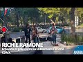 Richie Ramone echando el palomazo en la alameda Central CDMX