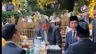 Keakraban Presiden Prabowo, Wapres Gibran, Presiden Ke 7 Jokowi, Saat  Hajatan Putri Akbar Tandjung