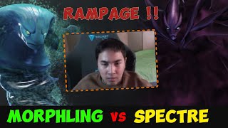 EPIC RAMPAGE MORPHLING VS SPECTRE - Inyourdream Morphling serious mode is on Dota 2