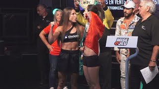 Kim Clavel vs Yesenia Gomez Official Weigh In