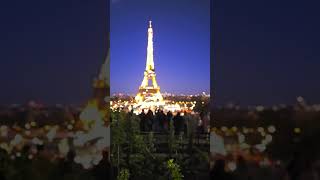 The beautiful effile tower in the night is worth to watch.       #paris #effiletower #france