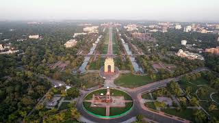 సెంట్రల్‌ విస్టా డ్రోన్ విజువల్స్ || Govt Releases Central Vista Drone Video