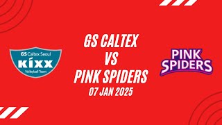 (RE-LIVE FHD) Women's V-League 24/25 @Rd.4 GS Caltex vs Pink Spiders (07-01-2025)