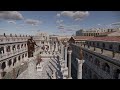 virtual ancient rome in 3d via sacra at constantine i time walking from colosseum to the forum