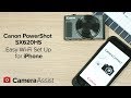 Connect your Canon Powershot SX620HS to your iPhone via Wi-Fi