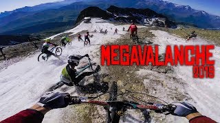 Craziest Mass Start Race in the World! - MEGAVALANCHE 2019 Race Run Matej Charvat