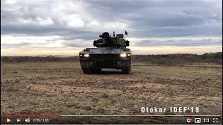 IDEF 2019 Turkish Company OTOKAR wheeled and tracked armored vehicles Tulpar Light Tank 105mm cannon