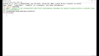TextWrap function with Python