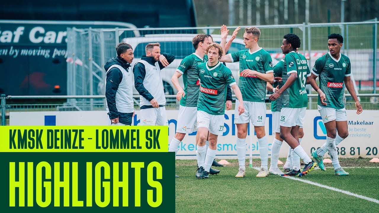 Samenvatting - KMSK Deinze Vs Lommel SK - YouTube